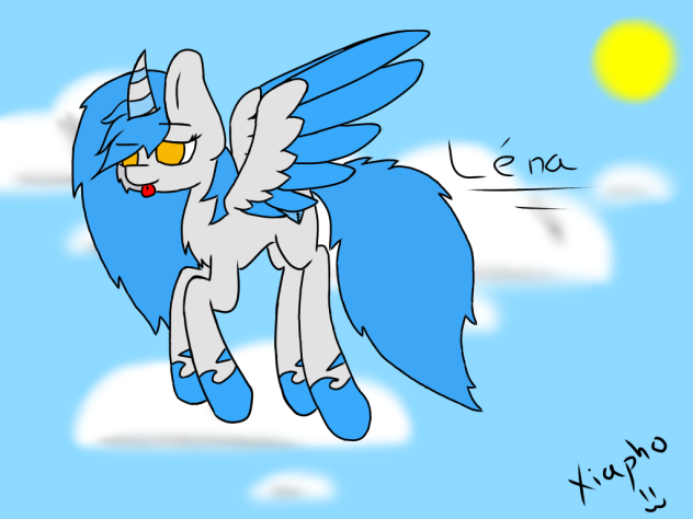 Léna in the sky XD