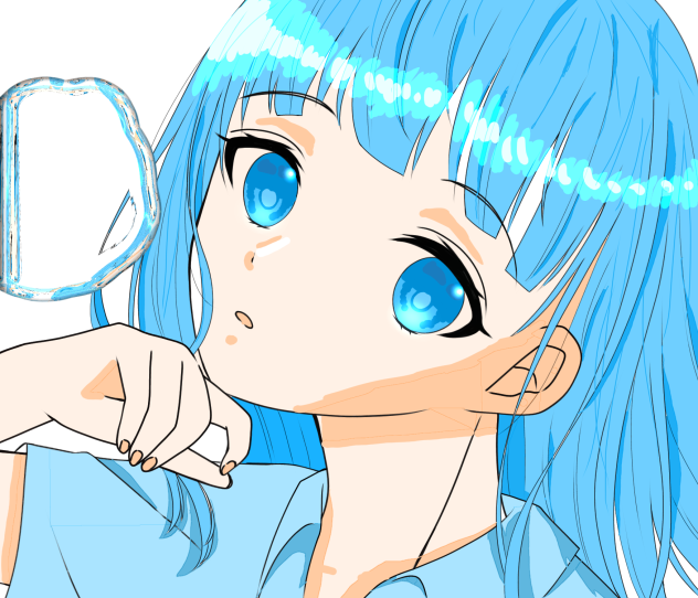 線画塗ったよ！