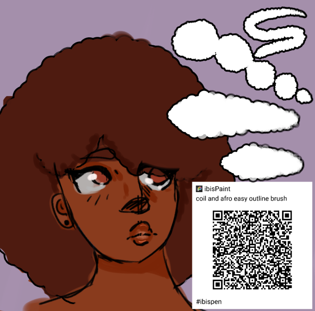 coil and afro easy line brush