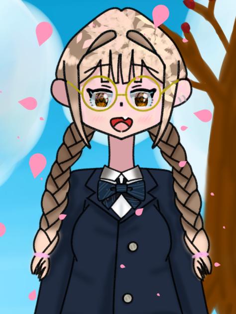 桜の木の下で