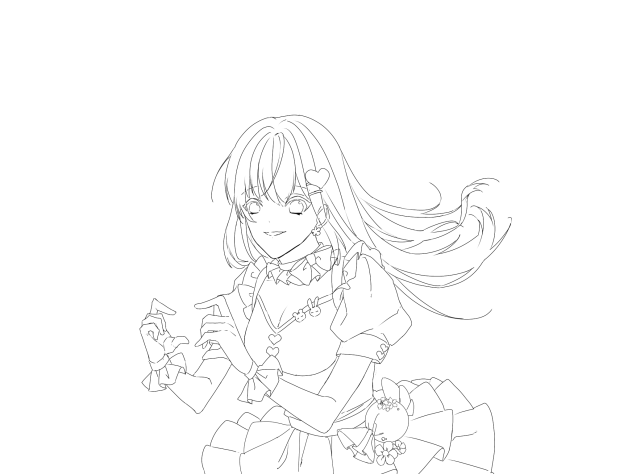 ファンサ　塗り絵