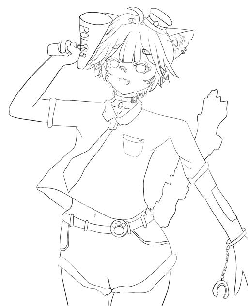 けいさーつ！線画！！！！