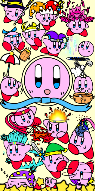 星のカービィ壁紙風イラスト Ibispaint