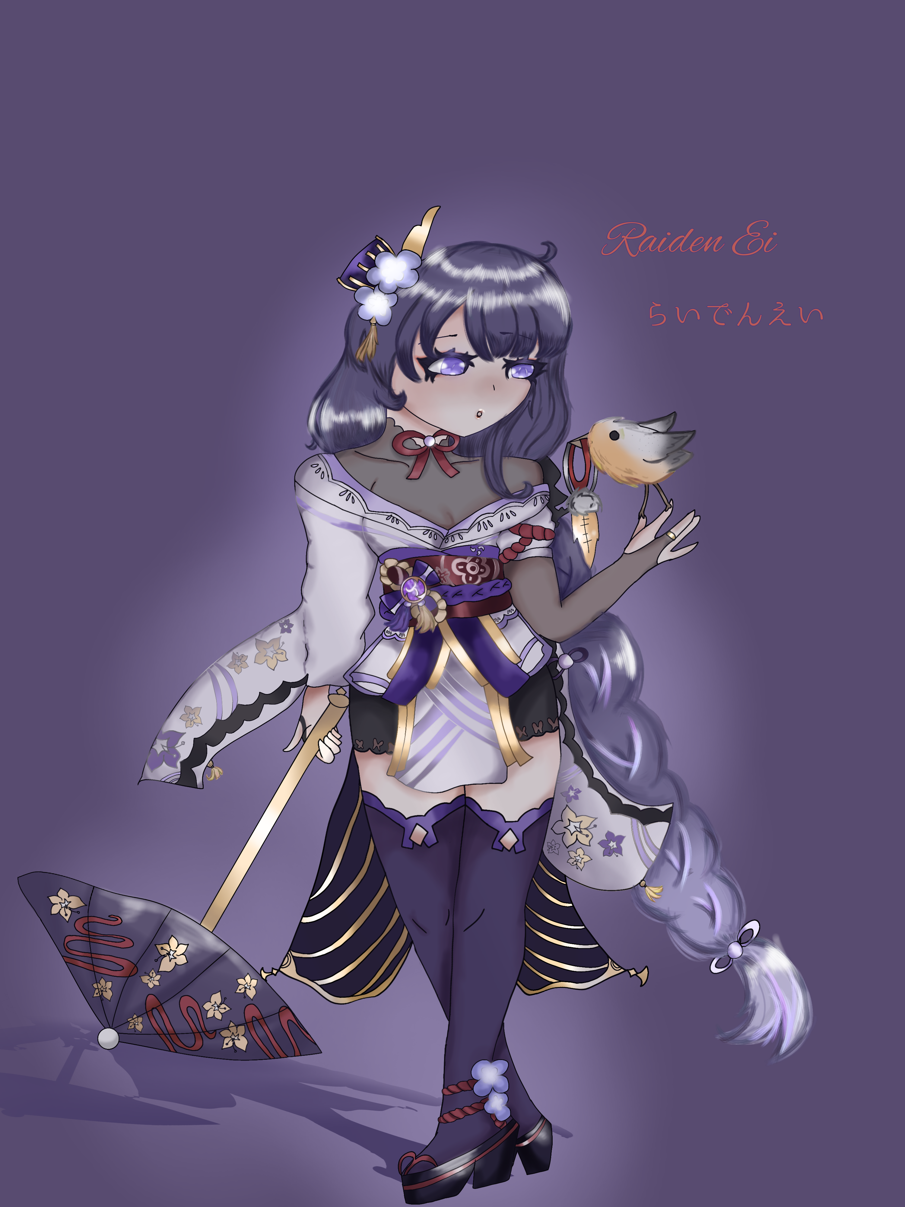 Raiden Ei - らいふぇ んえい - ibisPaint