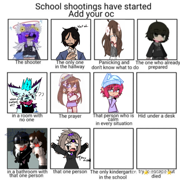 School shooting collab🤯