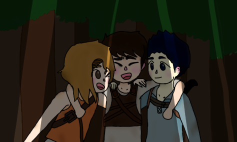 minho, thomas and newt