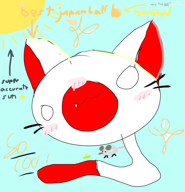 The best drawing of Japan ball ever