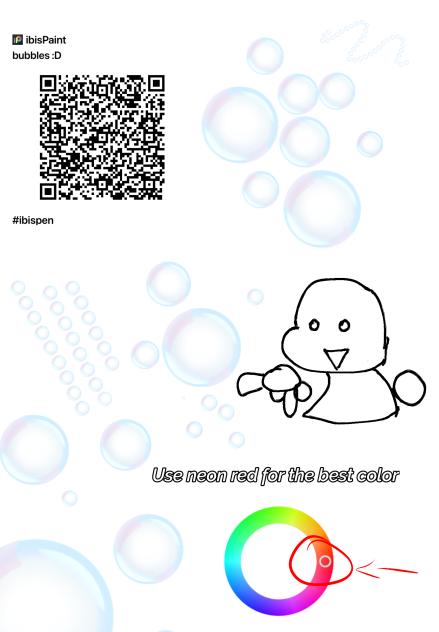 Bubbles brush - ibisPaint