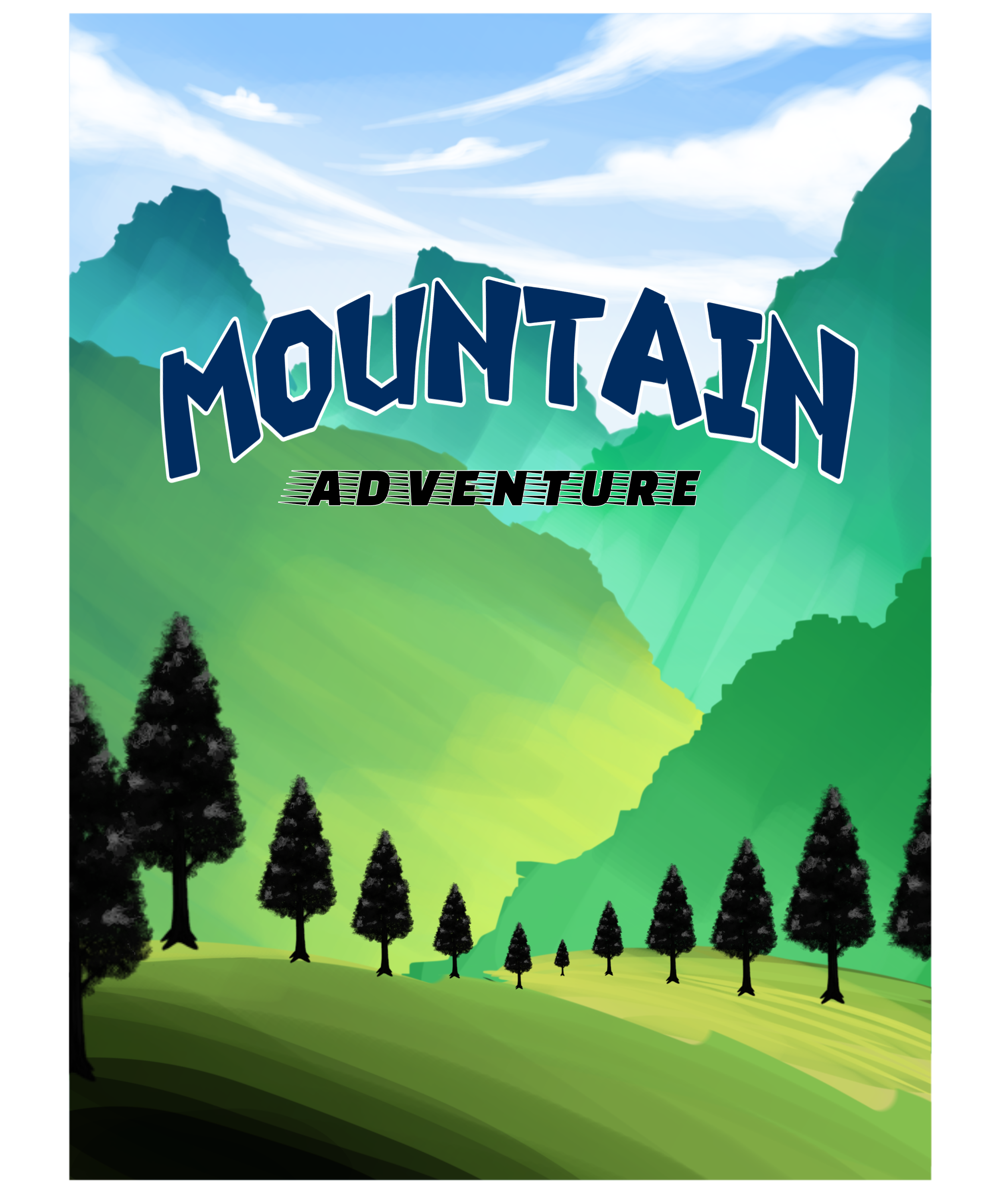 mountain poster 2 - ibisPaint