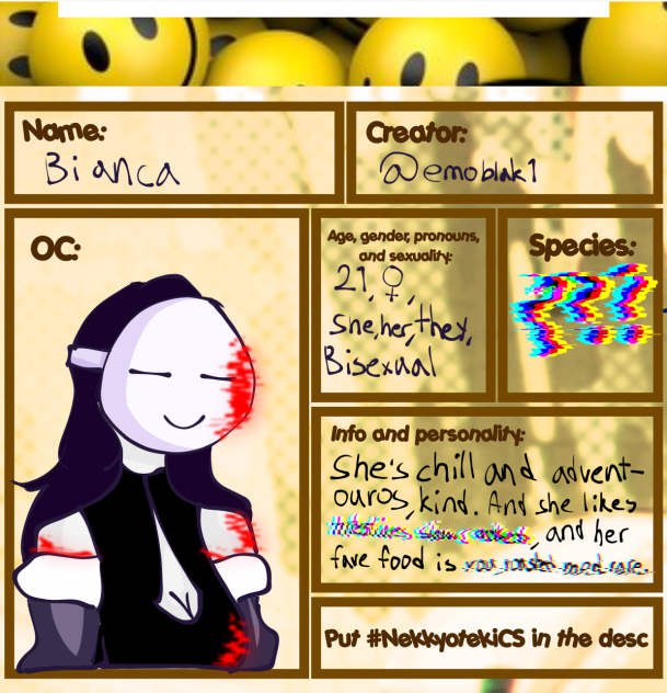 Character sheet - ibisPaint