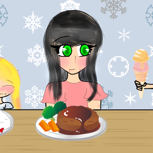 ¡¡¡Hora de cenar!!! (Me salió feo)