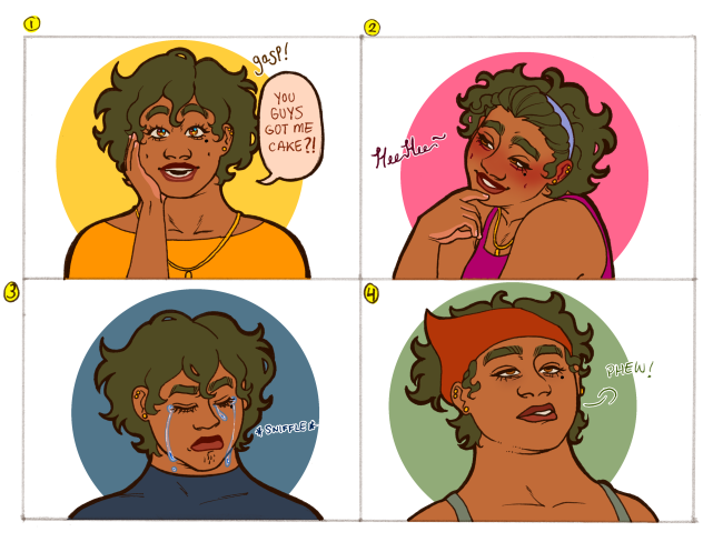 Selena's Expression Sheet