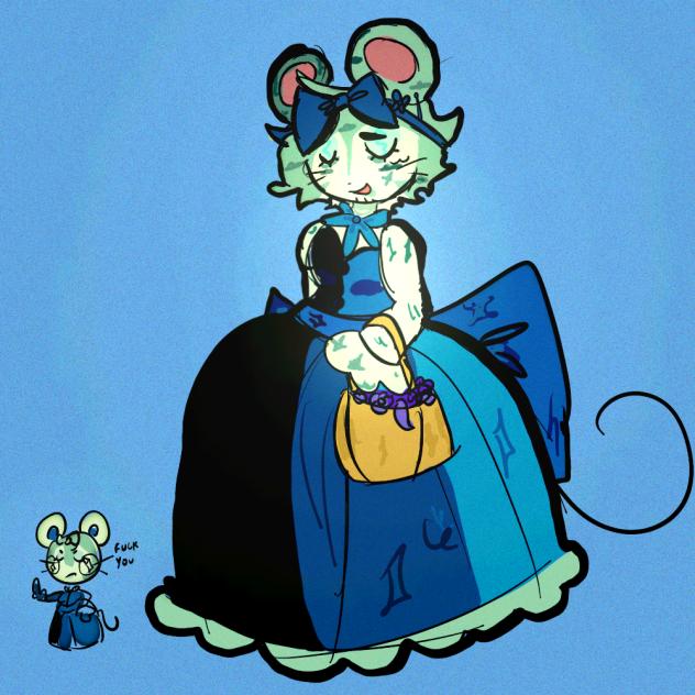 lady in azure mentioned