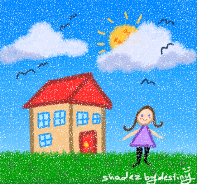 POV, you are an artist in kindergarten