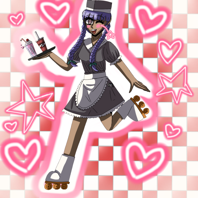 🪻Lilac 50’s waitress🪻