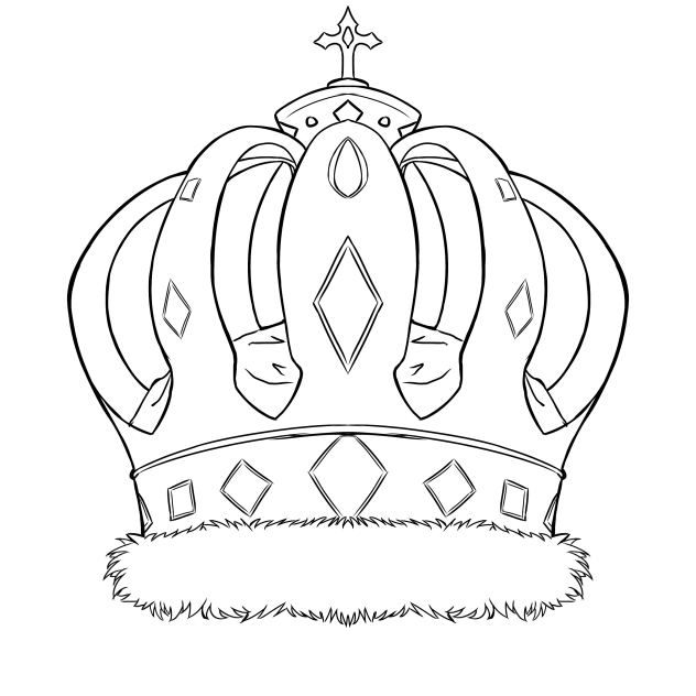 crown lineart
