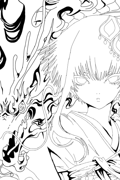 GATE 7  線画 塗っていただきたい