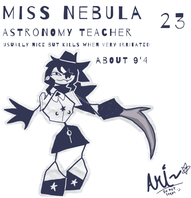 new oc miss nebula ✩