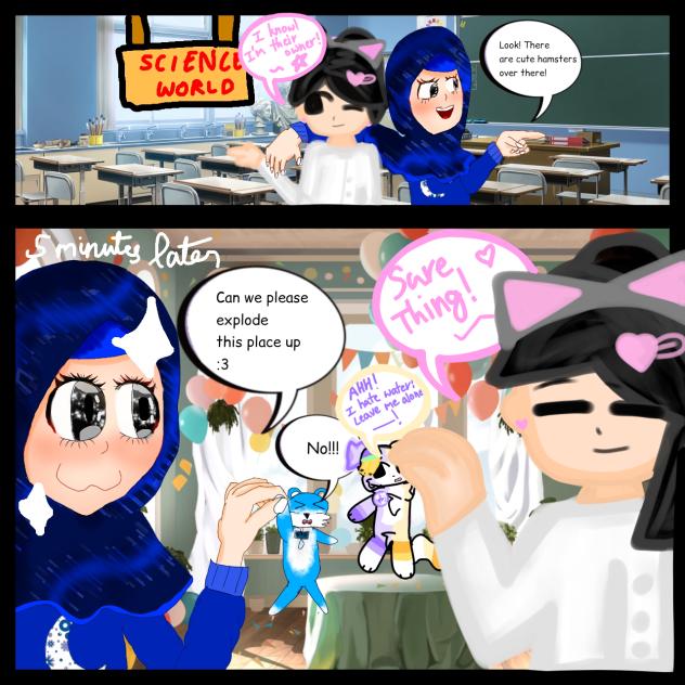 Collaboration with an online friend!