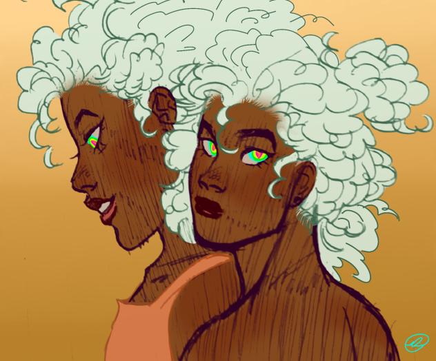 René's eyes