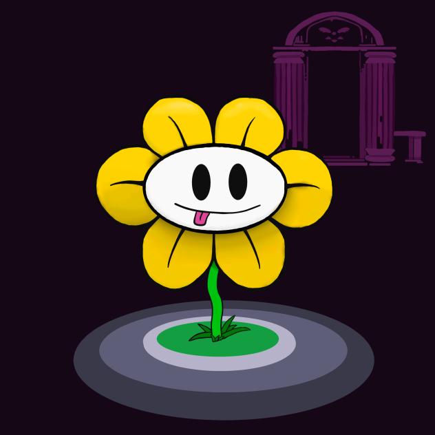 Flowey the flower - ibisPaint