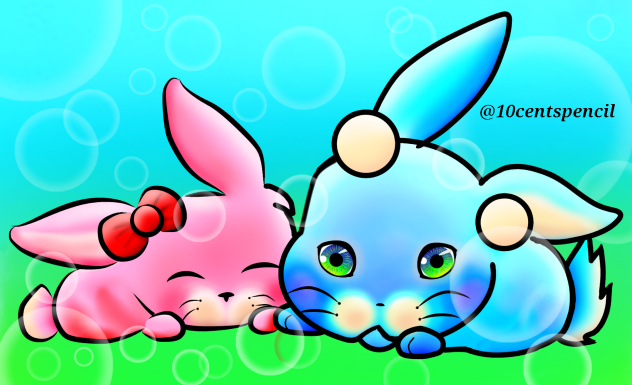 rabbits - ibisPaint