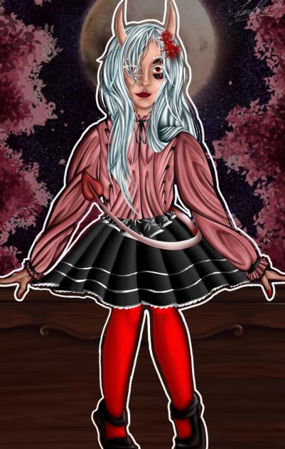 Drawing of Crimson Blood
