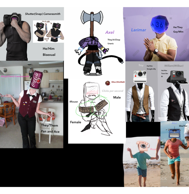 Most of my Dialtown Ocs(but with pride)