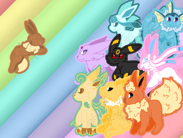 Eevee & the Eeveelutions 🌈