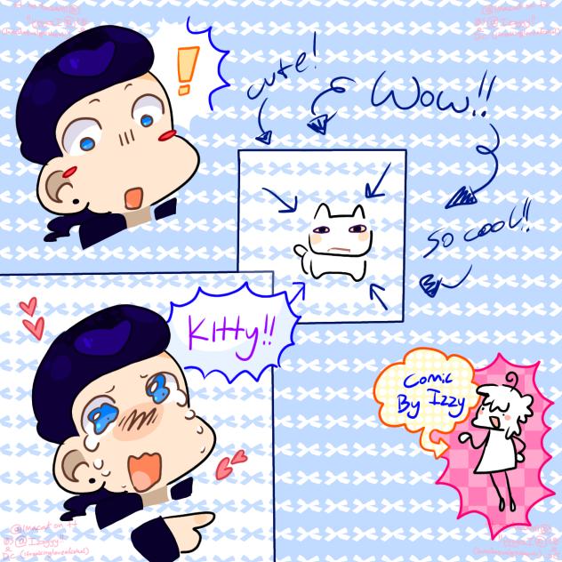 Josuke finds a cute cat
