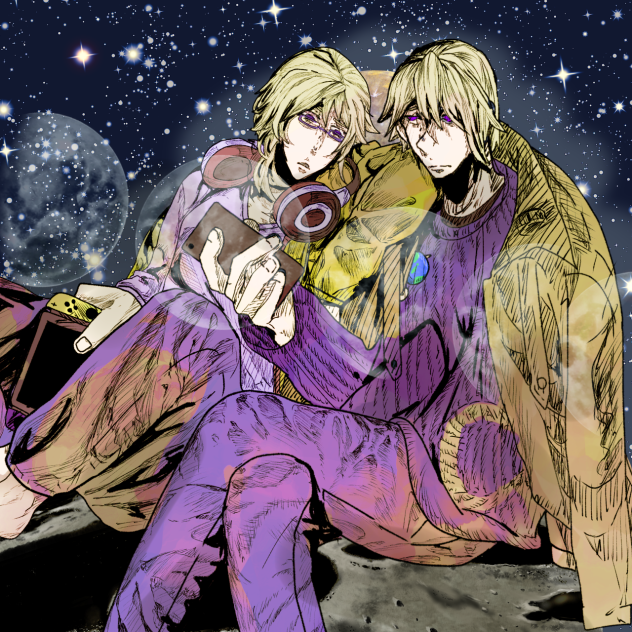 月モチーフ双子オリキャラ