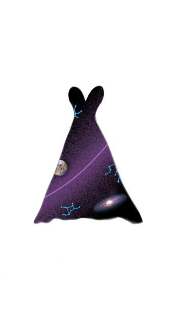 Galaxy dress design
