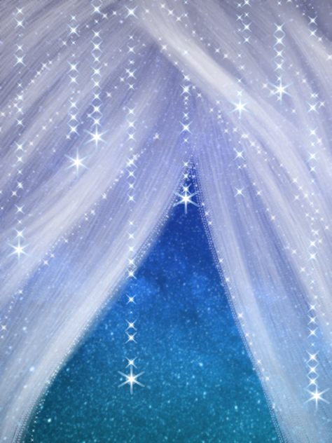 背景 天蓋の中の夜空