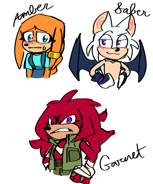 Knuxouge fan kids