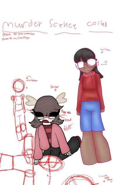 Murder scene collab🔪 - ibisPaint