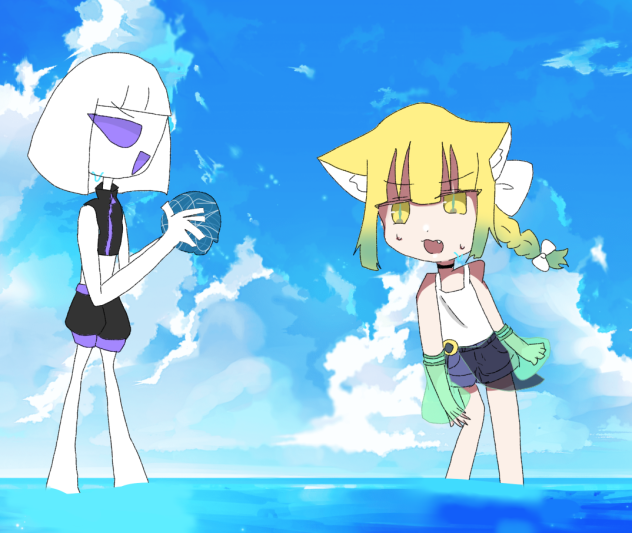水遊び