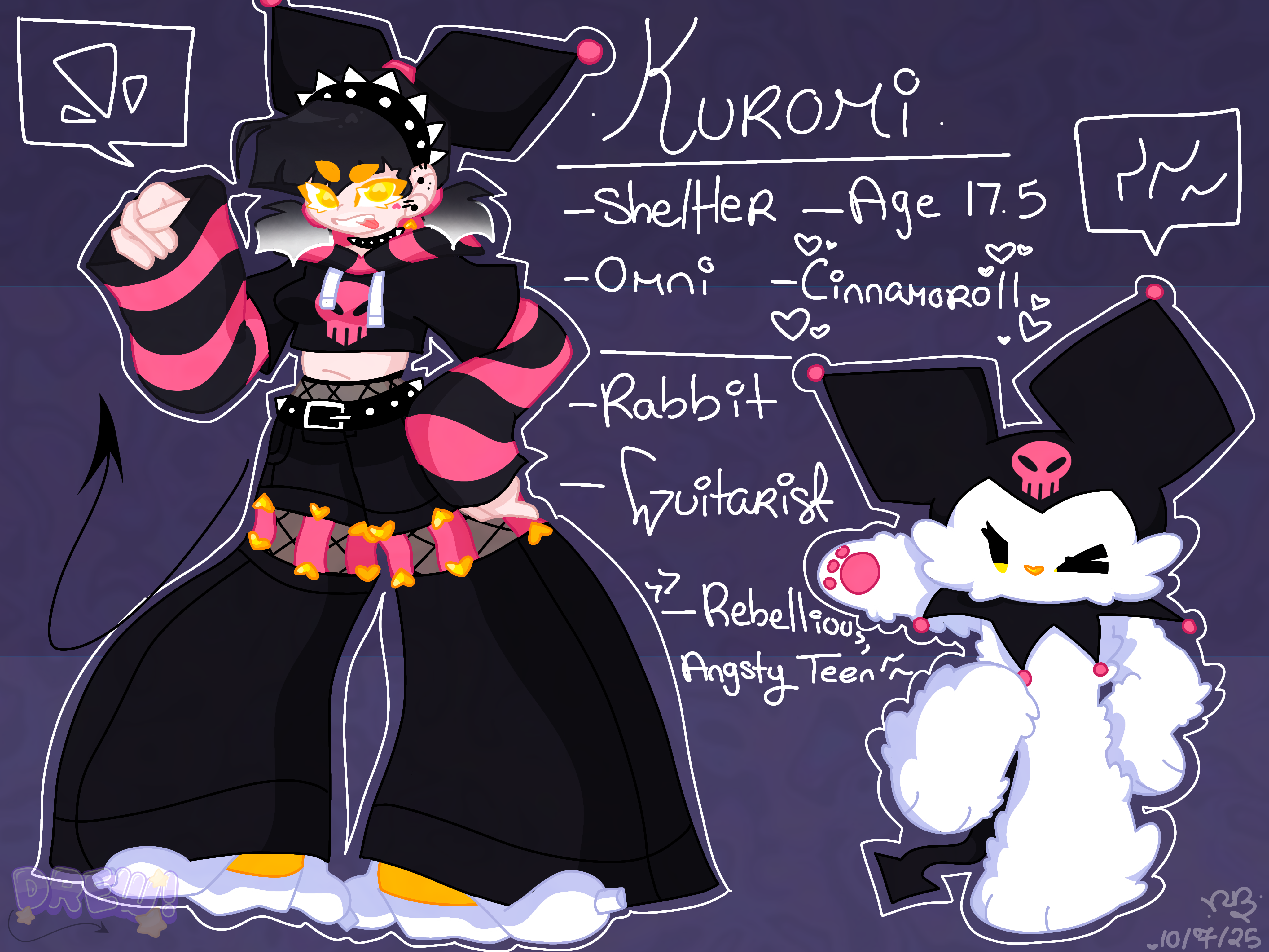 •Mischievous Goth Rabbit• - ibisPaint