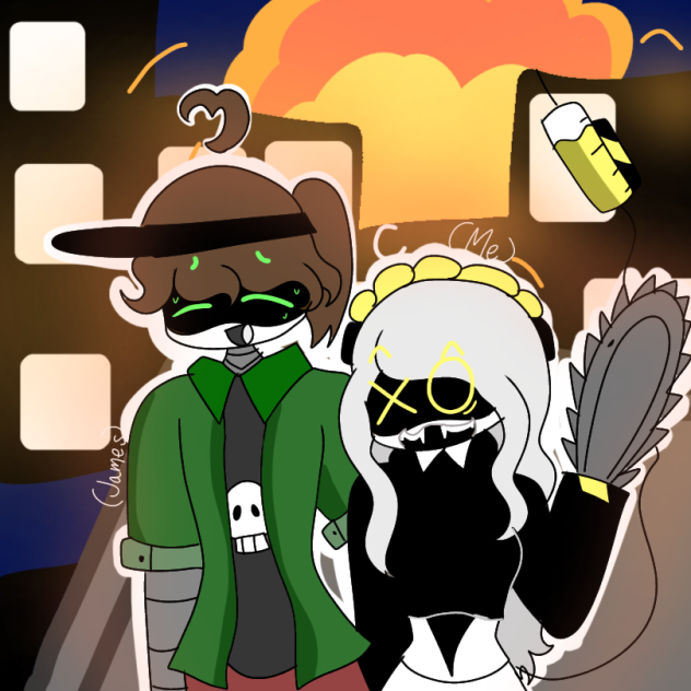 Me and my Bestie as Murder Drones