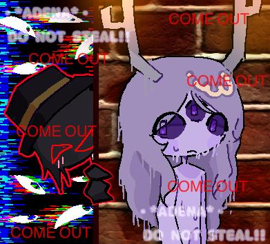 COME OUT.. 👁🥀🕯💜 ∼ OC art