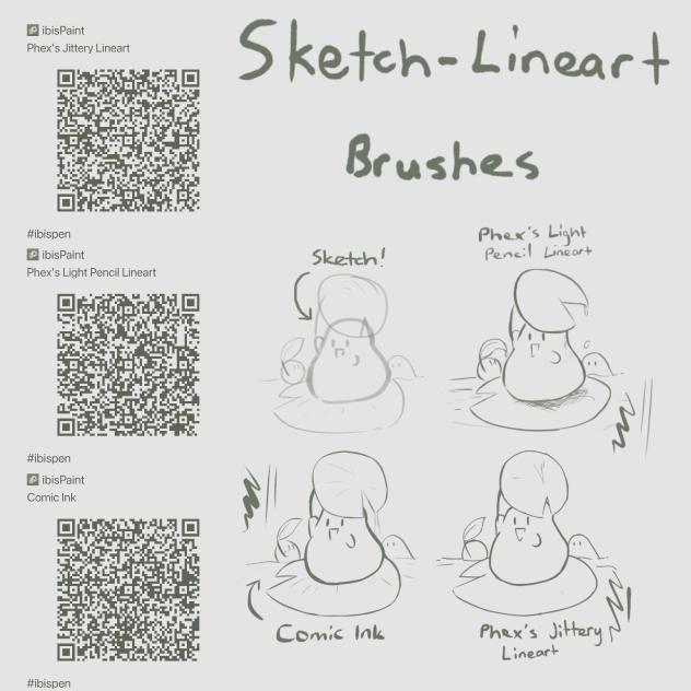 Sketch-Lineart Brushset