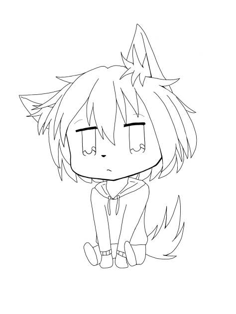 オリキャラ♂ 線画