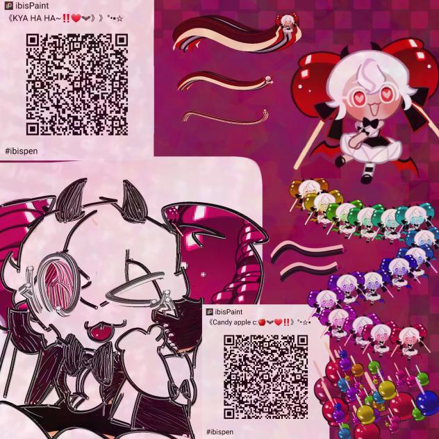 《CANDY APPLE BRUSHEZ 🥰‼️❤️🦇🍎》》°•☆▪︎