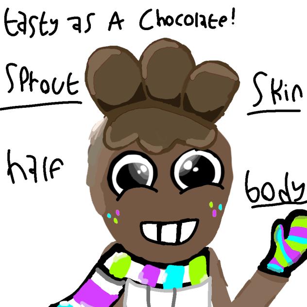 tasty as a chocolate! sprout skin