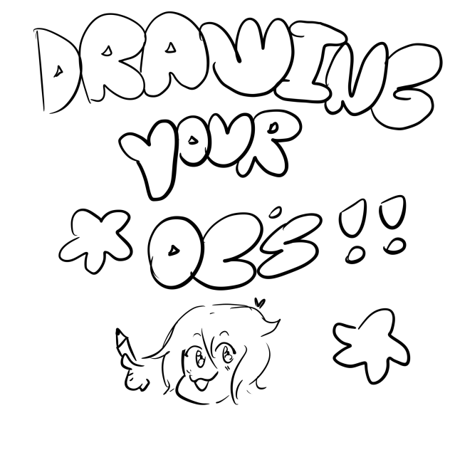Drawing your oc’s!