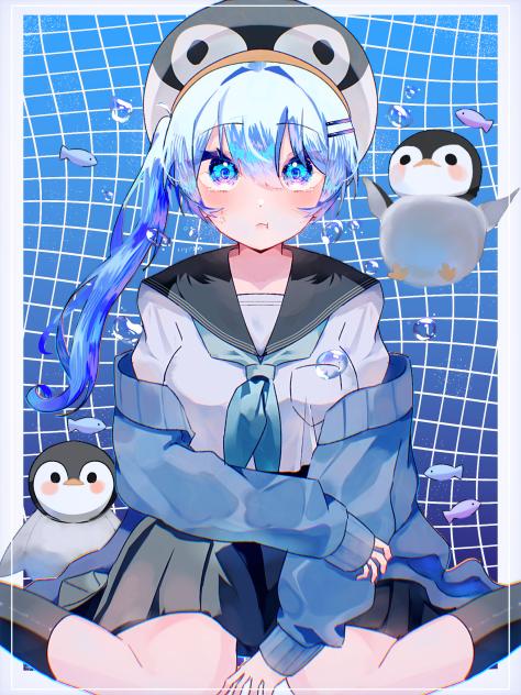 海の中で...