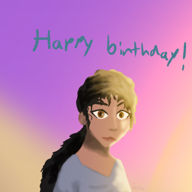 My friends birthday card