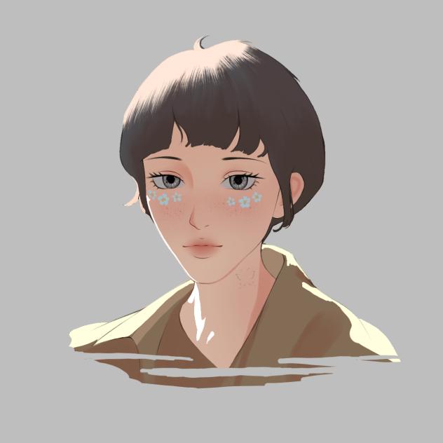 Stylized portrait study 6