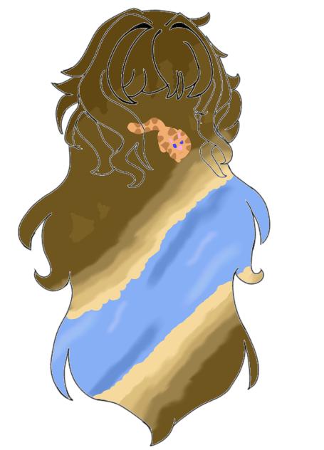 Curious kitty in a ca- wait..hair.