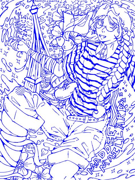 sketch of Maddie 🇫🇷