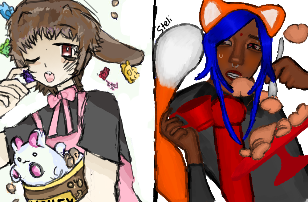 Art collab with an oc I haven’t posted - ibisPaint